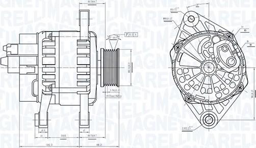 Magneti Marelli 063731743010 - Ģenerators ps1.lv