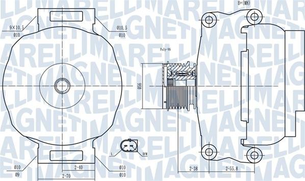 Magneti Marelli 063731769010 - Ģenerators ps1.lv