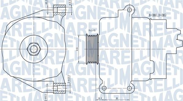 Magneti Marelli 063731766010 - Ģenerators ps1.lv