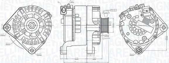 Magneti Marelli 063732041010 - Ģenerators ps1.lv