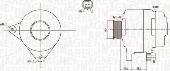 Magneti Marelli 063732008010 - Ģenerators ps1.lv