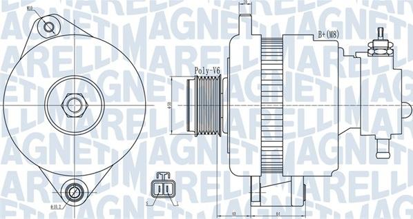 Magneti Marelli 063732018010 - Ģenerators ps1.lv