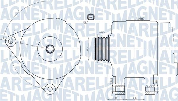 Magneti Marelli 063732033010 - Ģenerators ps1.lv