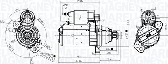 Magneti Marelli 063725696010 - Starteris ps1.lv