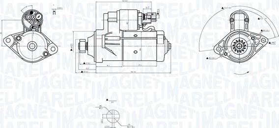 Magneti Marelli 063726156010 - Starteris ps1.lv