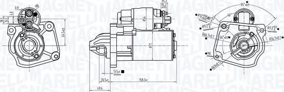 Magneti Marelli 063726281010 - Starteris ps1.lv