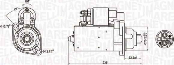 Magneti Marelli 063720974010 - Starteris ps1.lv