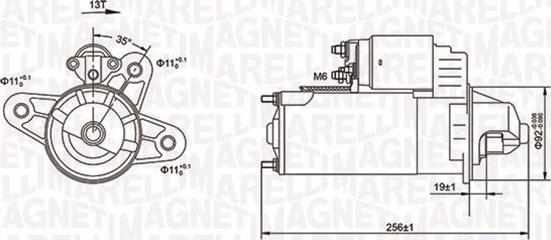 Magneti Marelli 063720977010 - Starteris ps1.lv