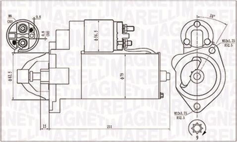 Magneti Marelli 063720624010 - Starteris ps1.lv