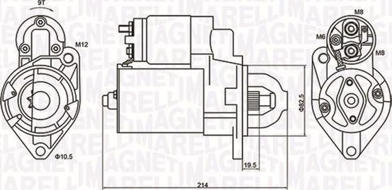 Magneti Marelli 063720879010 - Starteris ps1.lv