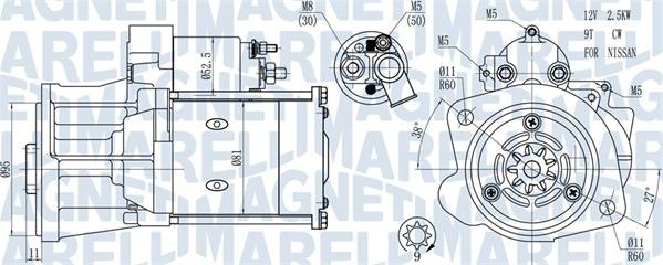 Magneti Marelli 063721491010 - Starteris ps1.lv