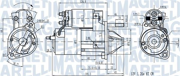 Magneti Marelli 063721492010 - Starteris ps1.lv