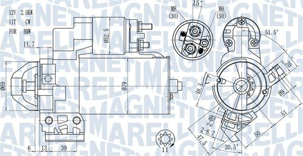 Magneti Marelli 063721466010 - Starteris ps1.lv