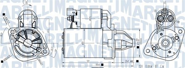 Magneti Marelli 063721462010 - Starteris ps1.lv