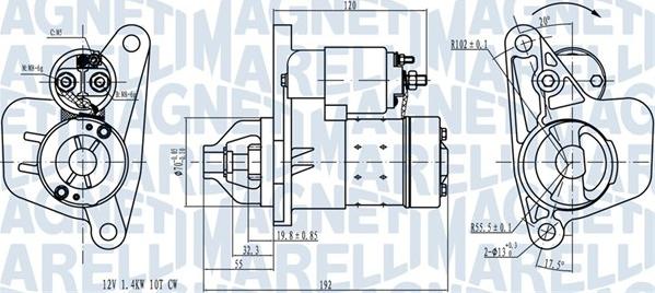 Magneti Marelli 063721418010 - Starteris ps1.lv