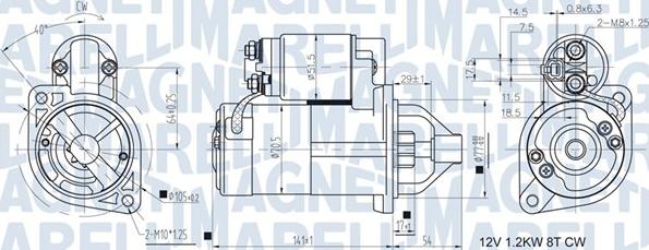 Magneti Marelli 063721433010 - Starteris ps1.lv