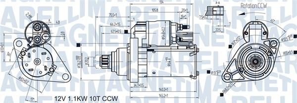 Magneti Marelli 063721470010 - Starteris ps1.lv