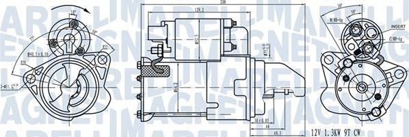 Magneti Marelli 063721543010 - Starteris ps1.lv