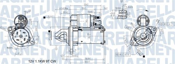 Magneti Marelli 063721557410 - Starteris ps1.lv