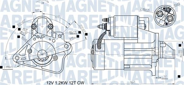 Magneti Marelli 063721524010 - Starteris ps1.lv