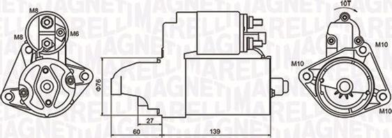 Magneti Marelli 063721050010 - Starteris ps1.lv