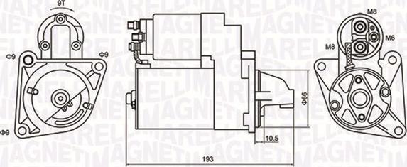 Magneti Marelli 063721053010 - Starteris ps1.lv