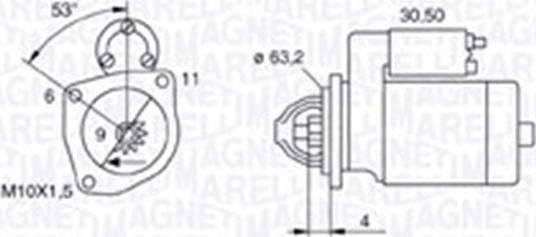 Magneti Marelli 063721057010 - Starteris ps1.lv