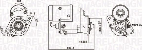 Magneti Marelli 063721154010 - Starteris ps1.lv