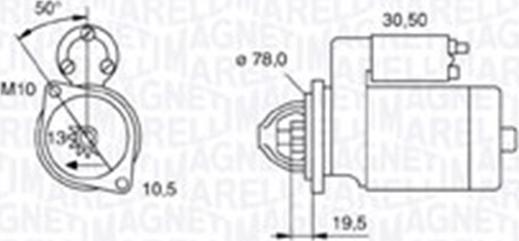 Magneti Marelli 063721158010 - Starteris ps1.lv