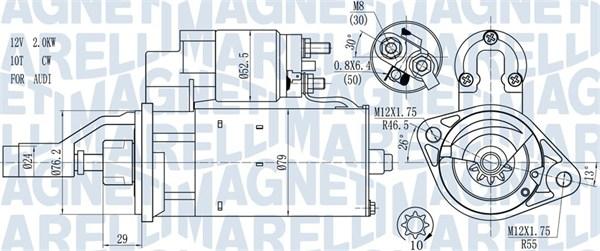 Magneti Marelli 063721114010 - Starteris ps1.lv