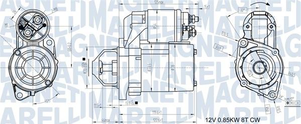 Magneti Marelli 063721117010 - Starteris ps1.lv