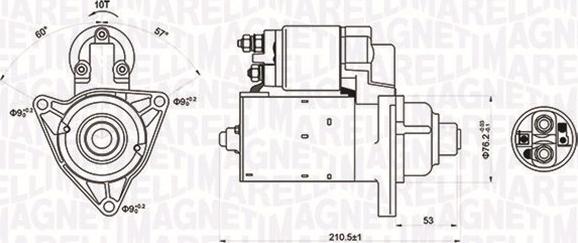 Magneti Marelli 063721176010 - Starteris ps1.lv