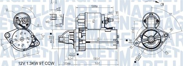 Magneti Marelli 063721346010 - Starteris ps1.lv