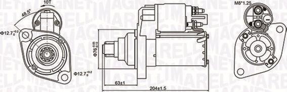 Magneti Marelli 063721347010 - Starteris ps1.lv