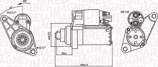 Magneti Marelli 063721330010 - Starteris ps1.lv