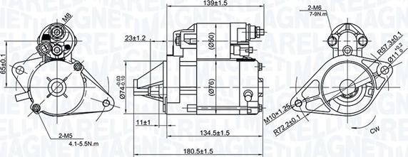 Magneti Marelli 063721299010 - Starteris ps1.lv