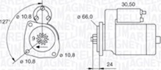 Magneti Marelli 063721242010 - Starteris ps1.lv