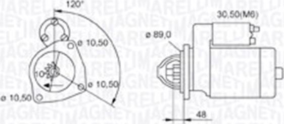 Magneti Marelli 063721268010 - Starteris ps1.lv