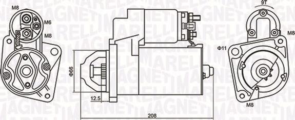 Magneti Marelli 063721213010 - Starteris ps1.lv