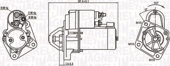 Magneti Marelli 063721289010 - Starteris ps1.lv