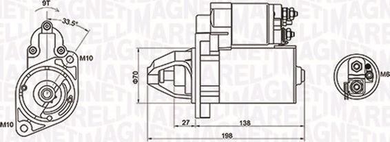 Magneti Marelli 063721283010 - Starteris ps1.lv