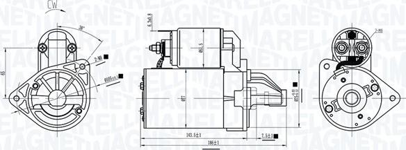 Magneti Marelli 063721718010 - Starteris ps1.lv