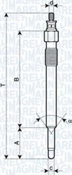 Magneti Marelli 062900020304 - Kvēlsvece ps1.lv