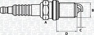 Magneti Marelli 062000780304 - Aizdedzes svece ps1.lv