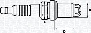 Magneti Marelli 062000783304 - Aizdedzes svece ps1.lv