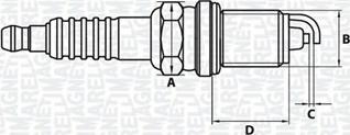 Magneti Marelli 062000774304 - Aizdedzes svece ps1.lv