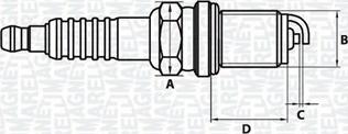 Magneti Marelli 062000775304 - Aizdedzes svece ps1.lv