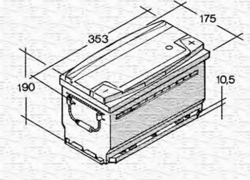 Magneti Marelli 067143440003 - Startera akumulatoru baterija ps1.lv