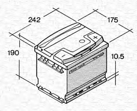 Magneti Marelli 067143850005 - Startera akumulatoru baterija ps1.lv