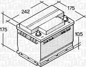 Magneti Marelli 067129000003 - Startera akumulatoru baterija ps1.lv